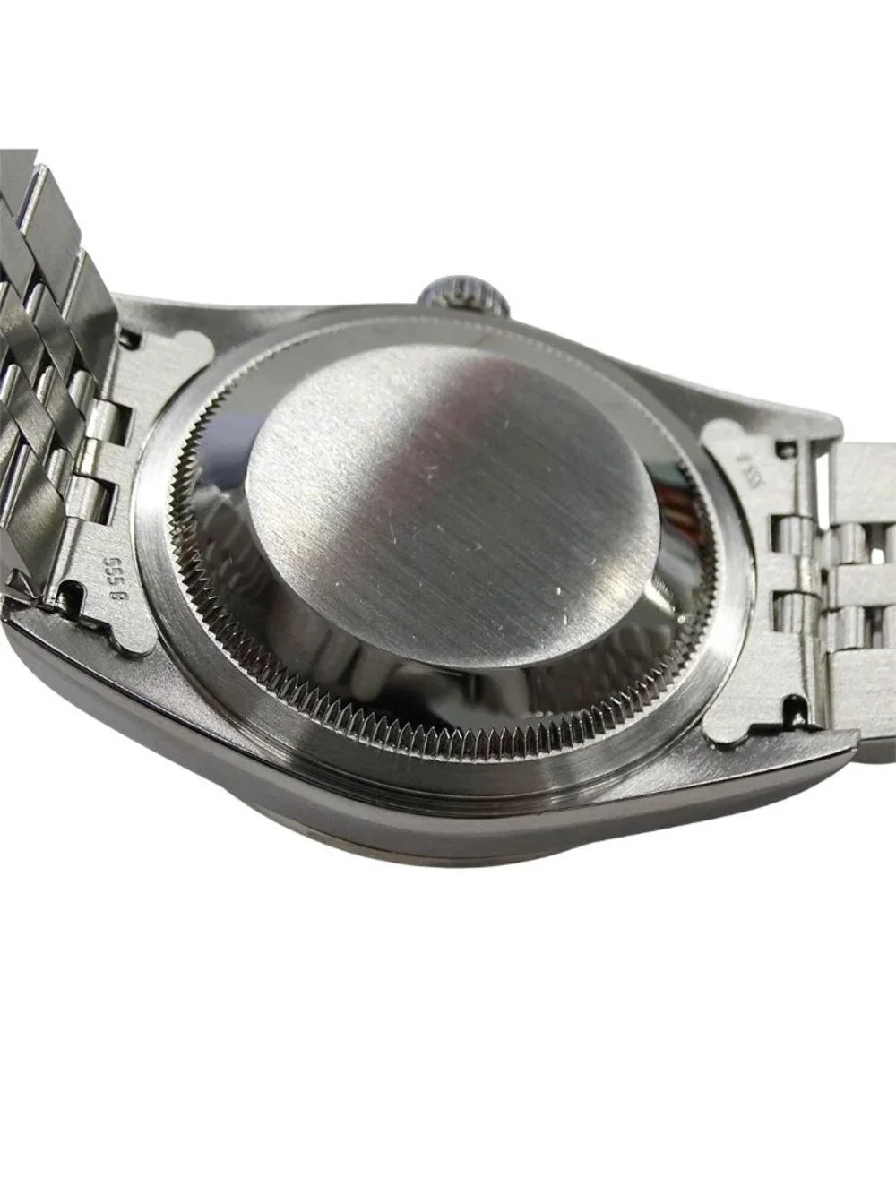 Rolex Datejust Watch Automatic at Stainless Steel White Gold WG Silver Black